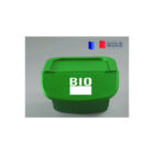 Couvercle pour conteneur 40L Vert avec logo BIO